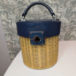 Kate Spade Rumi Wicker Bucket Bag
